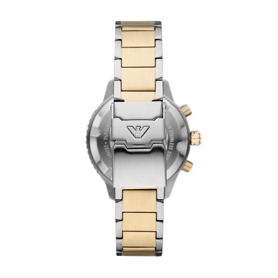 Amazon.com: Emporio Armani Men's Chronograph Two-Tone