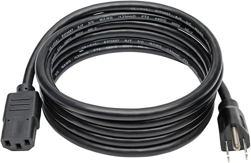 Miniatura 8 de Tripp, cable de alimentación estándar para computadora 10A, 18AWG .1 Negro