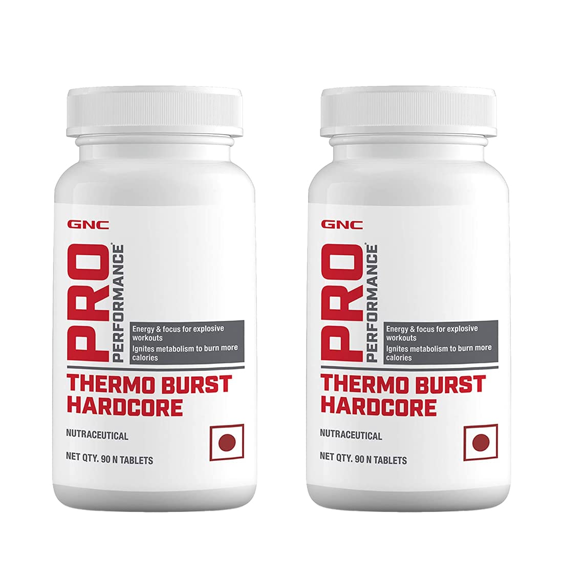 GNC Pro Performance Thermo Burst Hard-Core (Pack of 2)