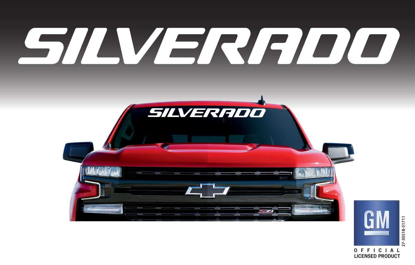 Buy Chevy Silverado Truck Silverado Windshield Banner Decal Sticker 36