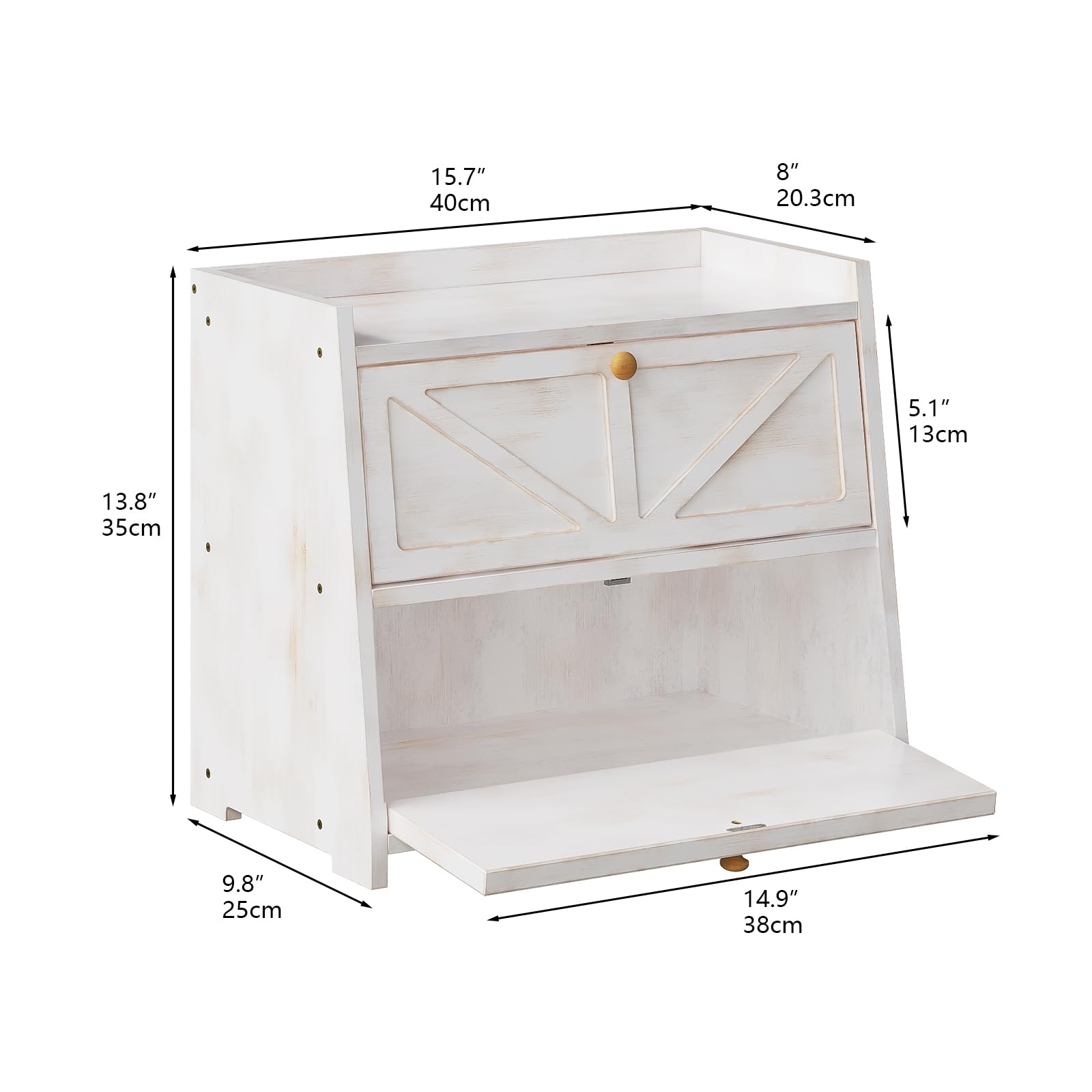 VEDECASA Contenitore per il pane in bambù con 2 ripiani, scatola per il pane per cucina, grande contenitore per il pane, resistente agli alimenti, contenitore per la conservazione del pane, scatole