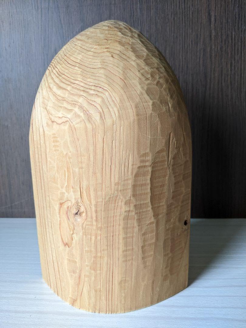 完全手彫り 幸せを呼ぶ平和観音さま 作品番号 J−11 彫刻家 岩村一博