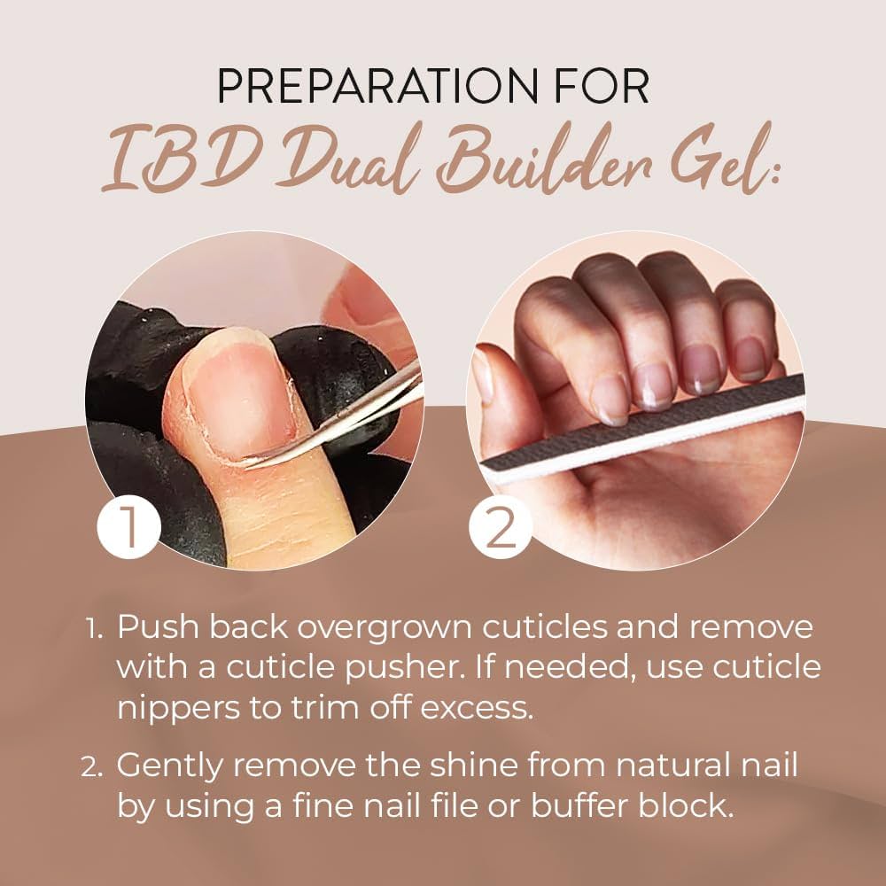 Amazon.com : IBD Dual Builder Gel, Soft Gel and Adhesive, UV
