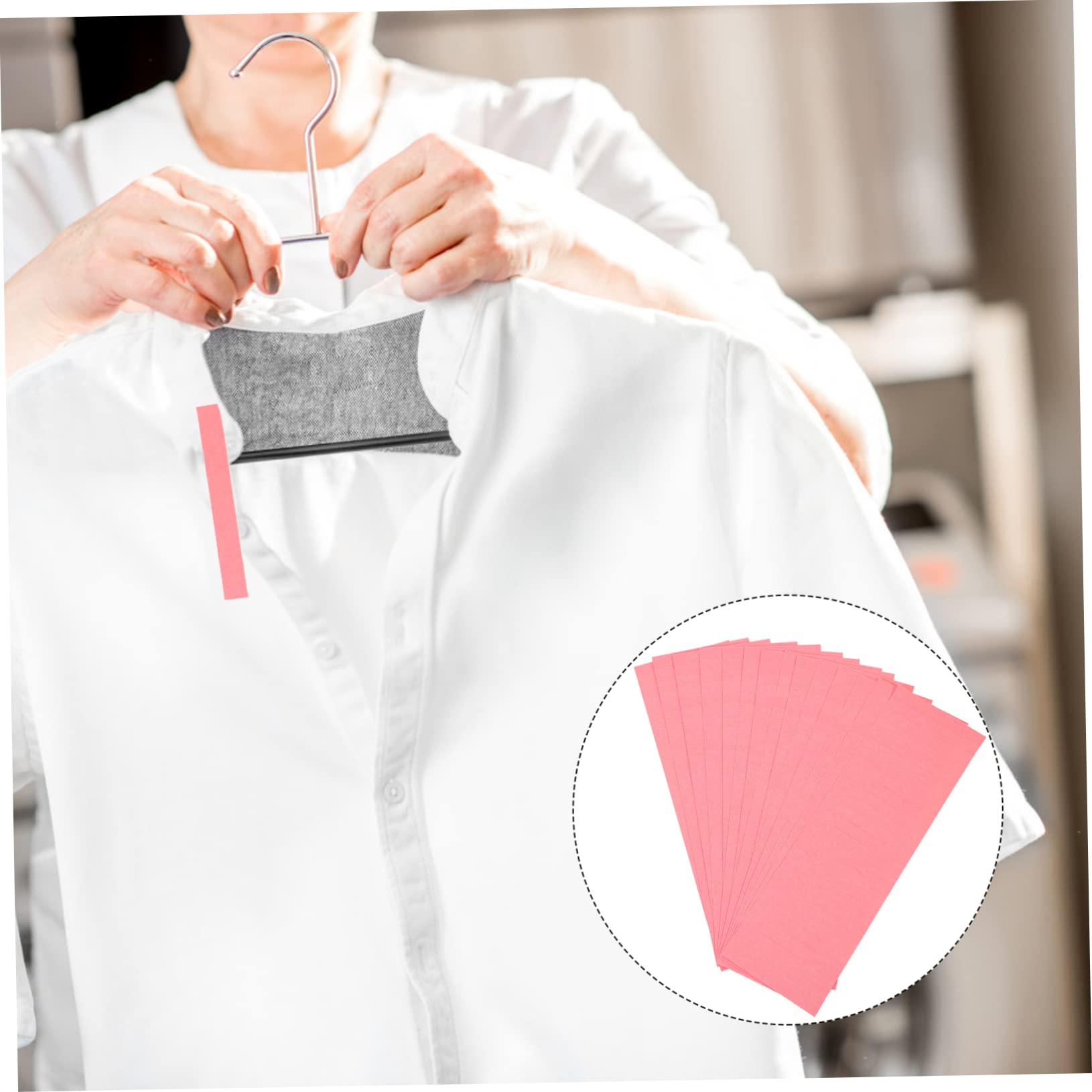 Wasserfeste Wäscheetiketten aus Papier, Beschreibbar 5200 Stück Rosa