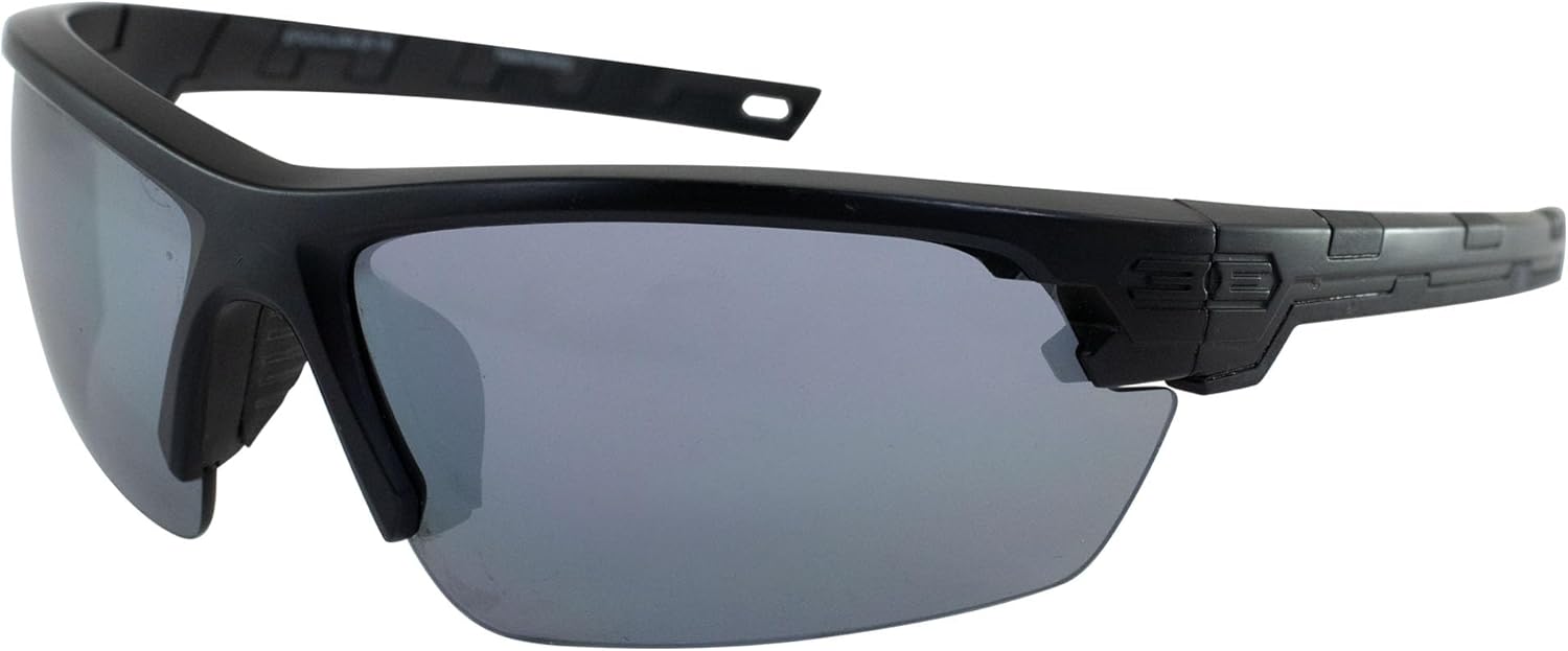 Epoch Eyewear LINK Sport Golf Sunglasses Black Frame with Polarized Smoke Lens