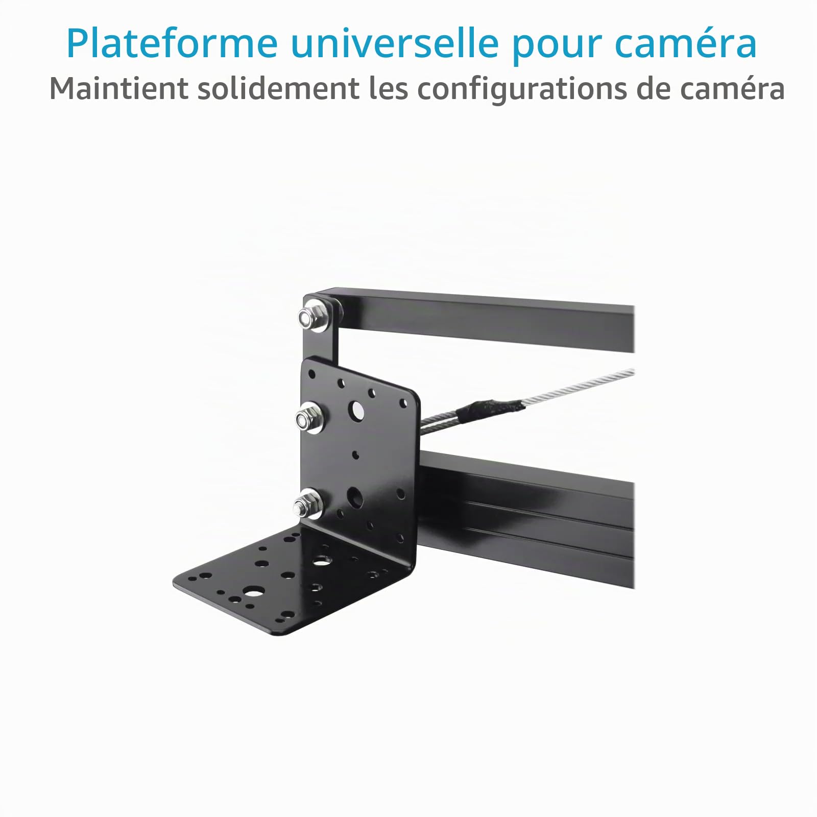 PROAIM Grue Caméra 12 Pieds avec Trépied pour Tête Pan-Tilt/Fluide | Supporte jusqu'à 8 kg avec inclinaison auto/manuelle, support moniteur, bras en 3 sections et sac de transport.