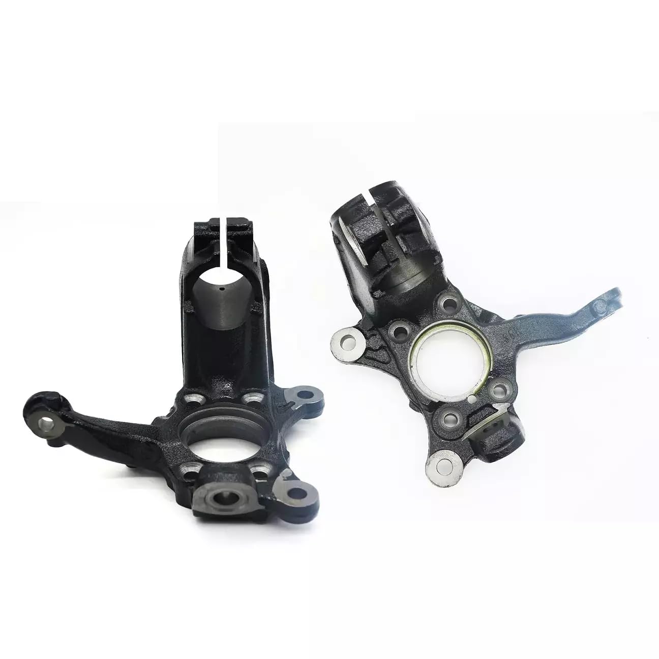Hajus 405100708 2x Achsschenkel Radaufhängung 1K0407255AA 1K0407256AA Vorne Links Rechts kompatibel mit A3 Q3 Altea Leon Octavia II Superb II Golf EOS