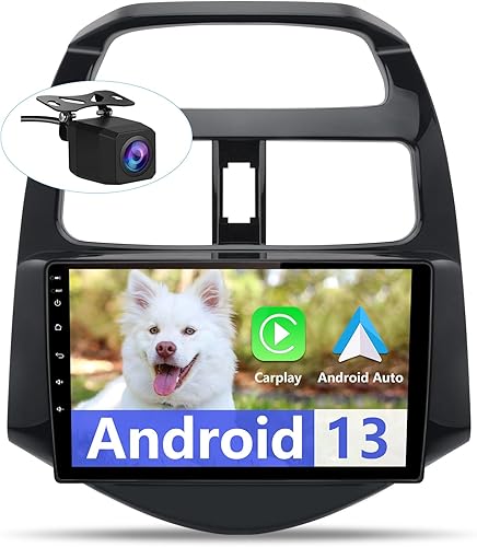 Miniatura 8 de Radio estéreo de coche para Chevy Spark 2013 2014 2015 con Android inalámbrico Auto Apple Carplay 2G+32G 9 pulgadas Android 11 pantalla táctil con