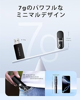 BOYA Magic-02 ワイヤレスマイク ピンマイク Amazon.co.jp: BOYA Magic