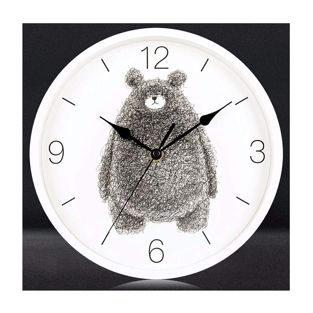 Relojes de Pared Que Funcionan con Pilas, sin Tictac, Creativos, Personalizados, Modernos, Decorativos de Pared, Dormitorio Silencioso, Decoración para Sala de Estar/B