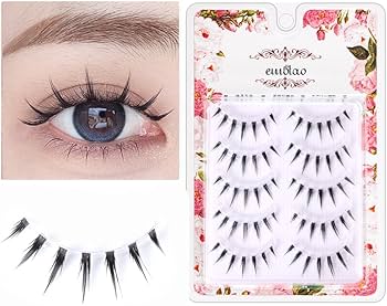 【新品】コスメ メイク つけまつ毛 細い束状 コスプレ 黒色 5セット Amazon | クラッセ 束感つけま つけまつげ 黒 コスプレ ダンス