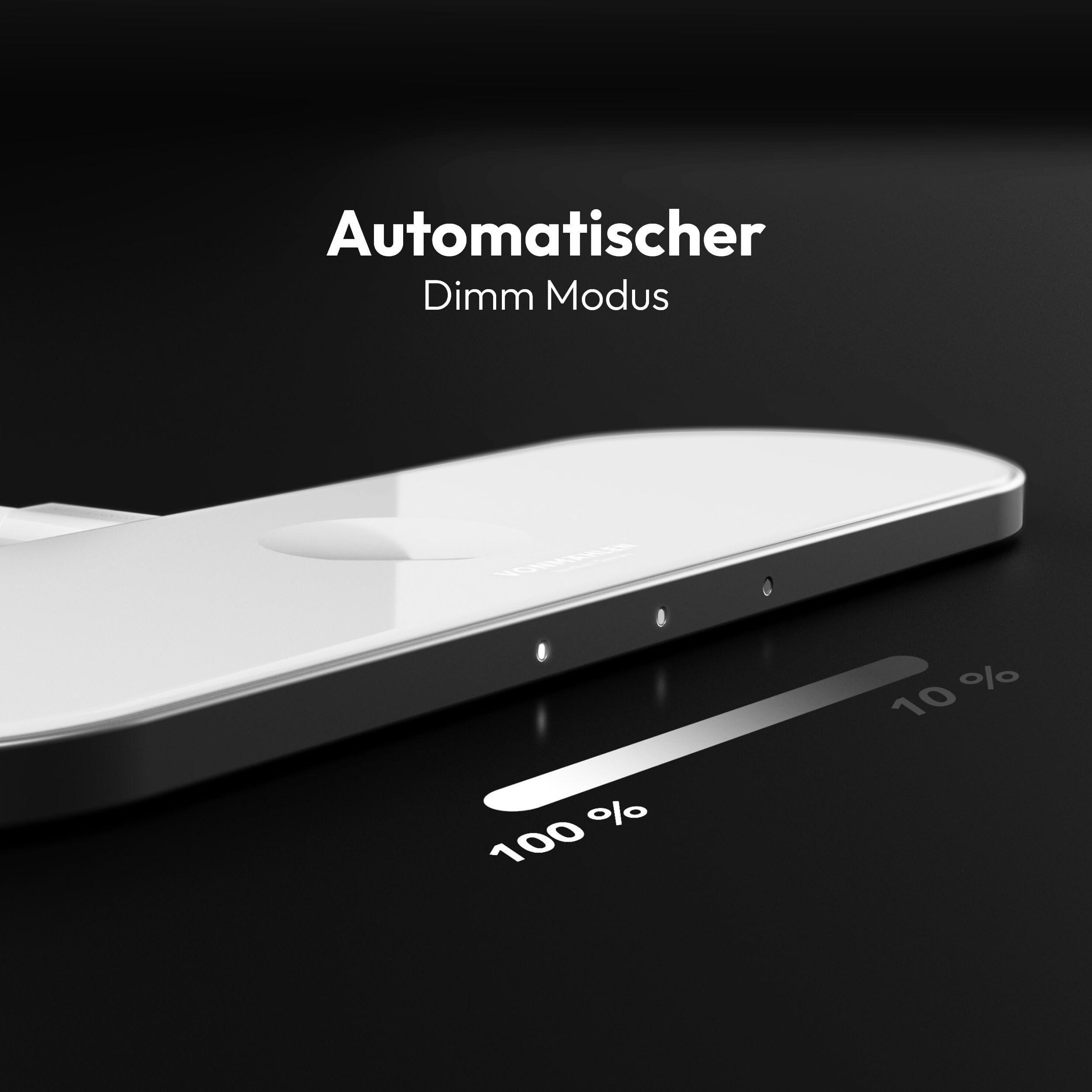 VONMÄHLEN Aura Home - Wireless Charging Pad - 3in1 Schnellladegerät, Magnetisches Multi-Gerät-Ladepad, Kompatibel mit Handyhüllen bis zu 7mm, Hochwertige Materialien, Minimalistisches Design - White