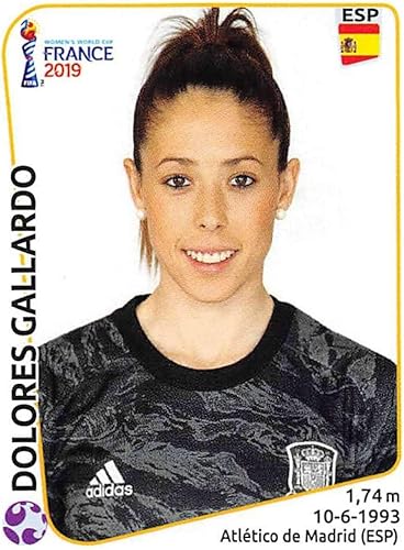 2019 Panini FIFA Women's World Cup France Album Stickers (Individual Sticker Only) Soccer #141 Dolores Gallardo Spain 2 Inch by 2 12 Inch