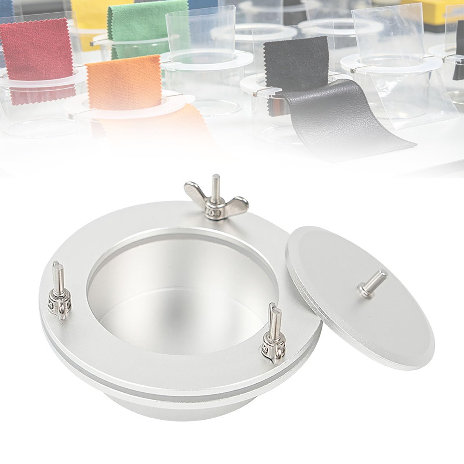 STDZQCWY Fabric Moisture Permeability Cup, 360° Circular, 60mm Inner Diameter, Cup Depth: 22mm, For Textile, Apparel, Packaging Industries, Textile Water Vapor Transmission Tester