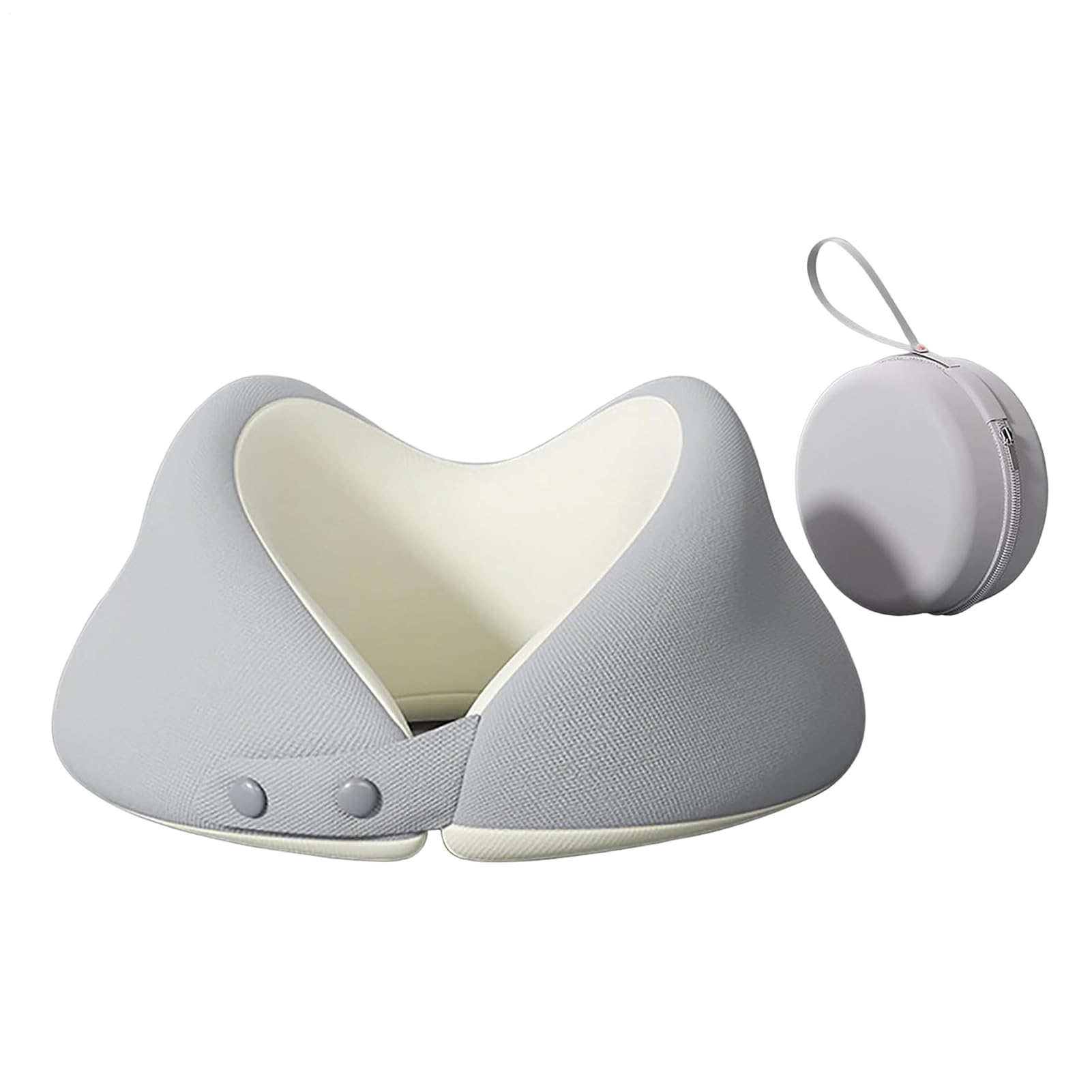 Coussin de voyage pour avion en mousse à mémoire de forme réglable