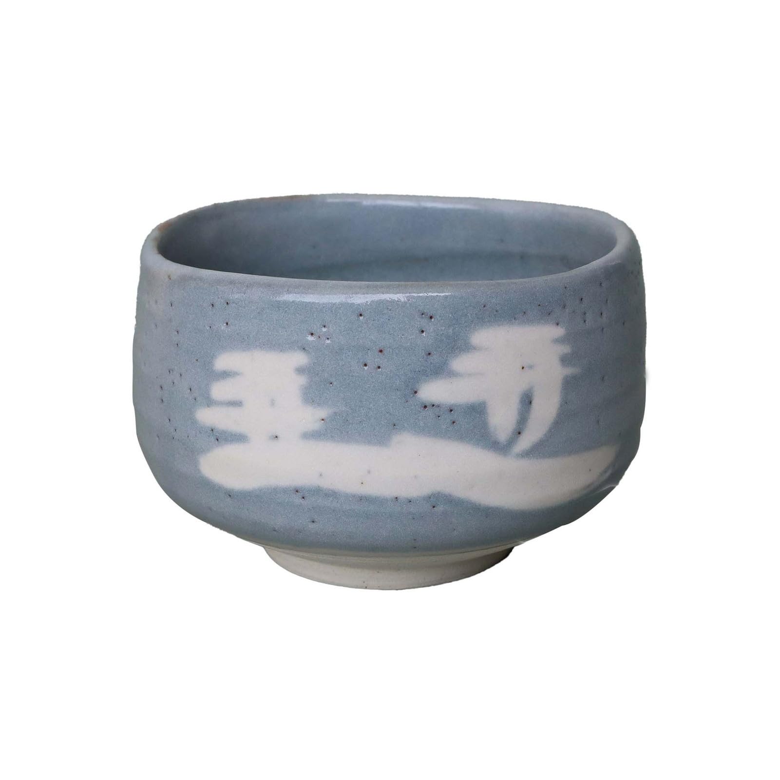 Amazon.co.jp: アワサカ(Awasaka) 「 抹茶盌 」 鼠志野山水 抹茶盌