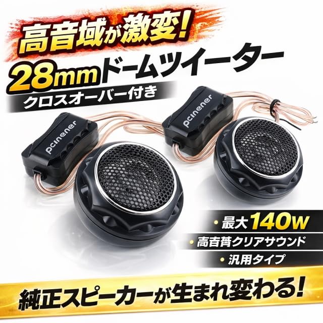 Amazon.co.jp: TS-T280 High Range UP Tweeter, 140W Dome Tweeter