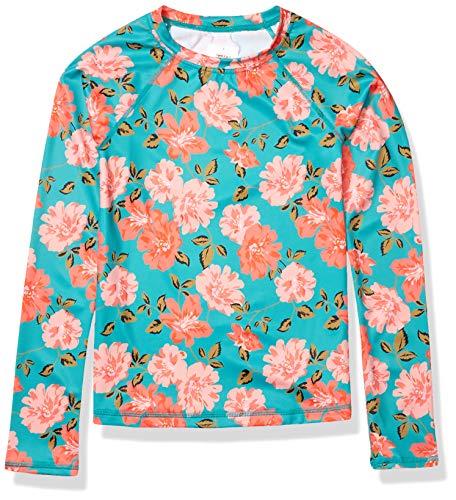 Billabong Girls' Sunny Shore Long Sleeve Rashguard, Jaded, M