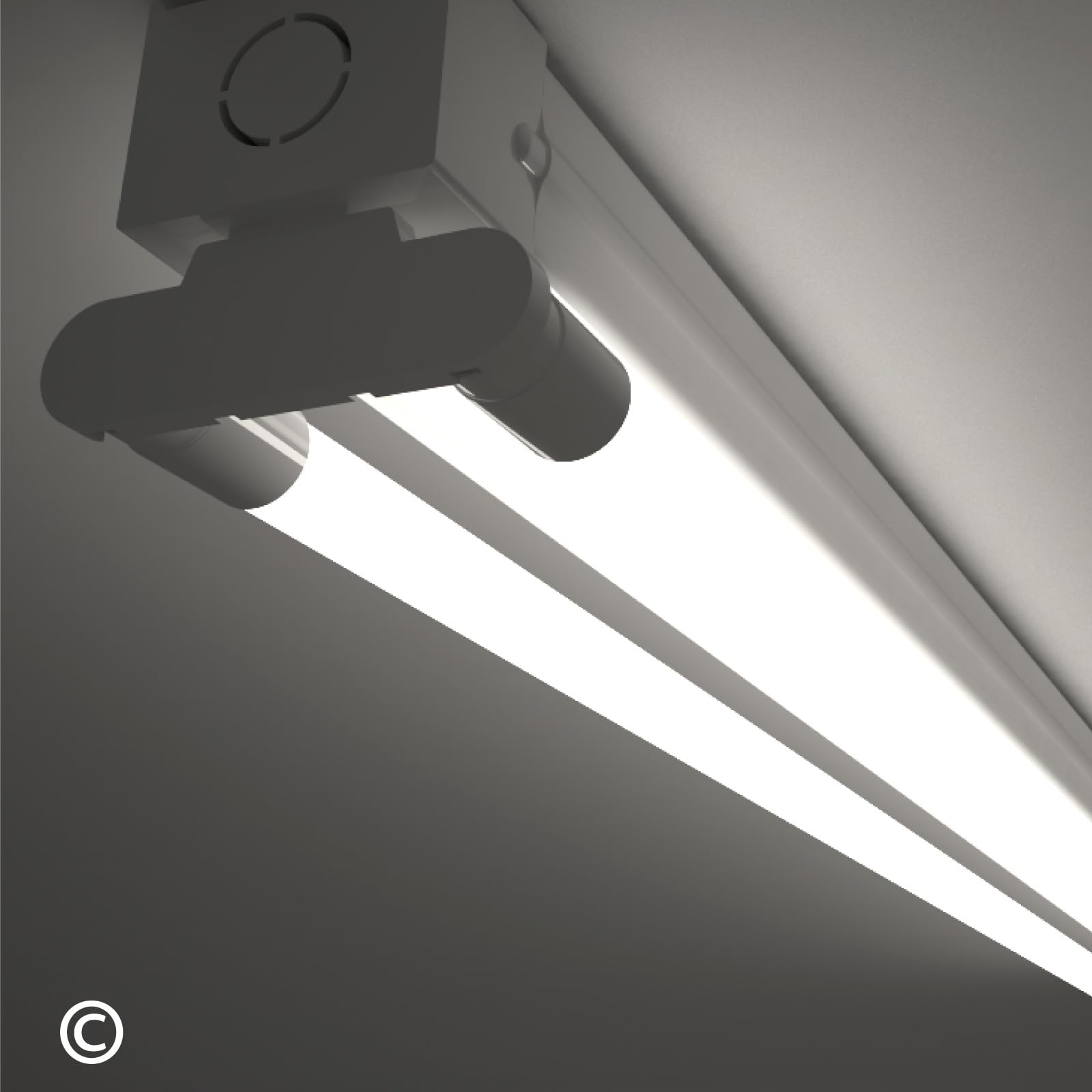 Eurocali 5 Tubos LED 18W 120cm T8 G13 con Starter 1850 Lúmenes Garantía 6 Años - Luz Natural 4000K Alta Luminosidad 102 lm/W - Material de Nano Plástico Sustitución de Neón para Garajes Tiendas