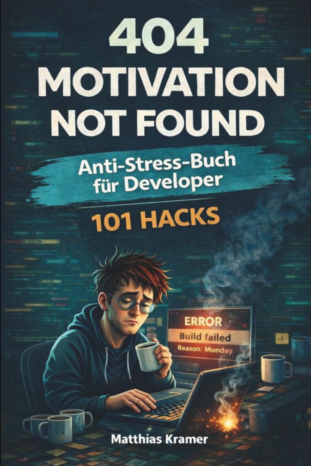 404 Motivation Not Found: Das Anti-Stress-Buch für Entwickler – 101 Wege, den Programmierer-Alltag zu überleben, ohne den Laptop aus dem Fenster zu ... für Entwickler, Programmierer und IT-Nerds