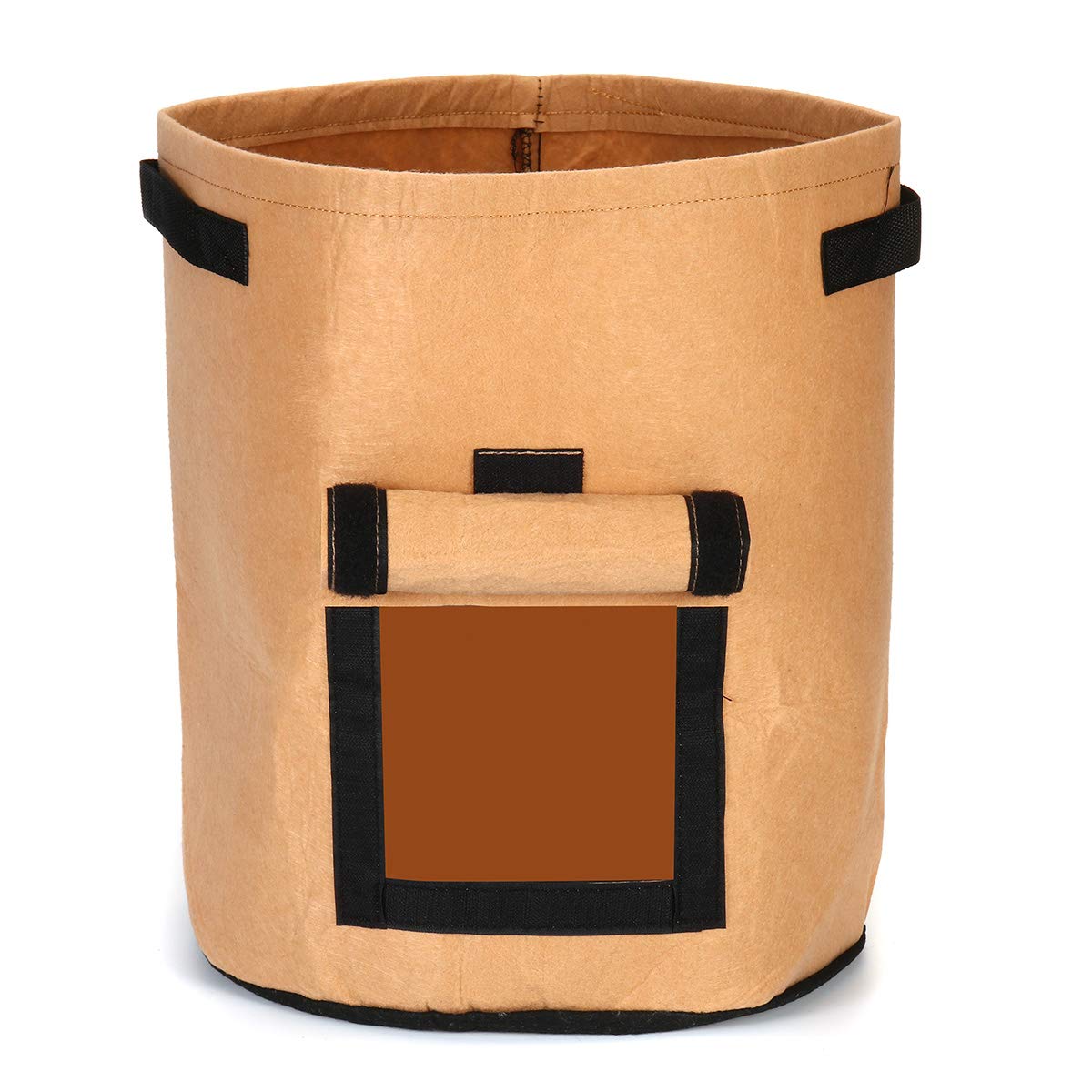 Lot de 3 sacs de plantation pour pommes de terre Kaki 37 l