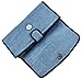 Bijoux de Ja Upcycling Blue Denim Large Capacity Money Flap Roomy Long Wallet Purse for Women BMW014