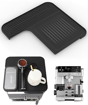 Top Mat for Ninja Luxe Espresso Coffee Machine ES601 & ES701 Protects Top Surface Food-Grade Silicone - Grinder Access Unblocked - Waterproof, Heat-Resistant - Accessories for Ninja Luxe Cafe
