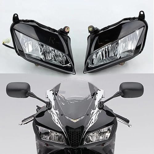 Carenados de motocicleta faro delantero conjunto para Honda CBR600RR F5 2007 08 09 10 11 2012 CBR 600 RR 08-12 Faro delantero de motocicleta ABS