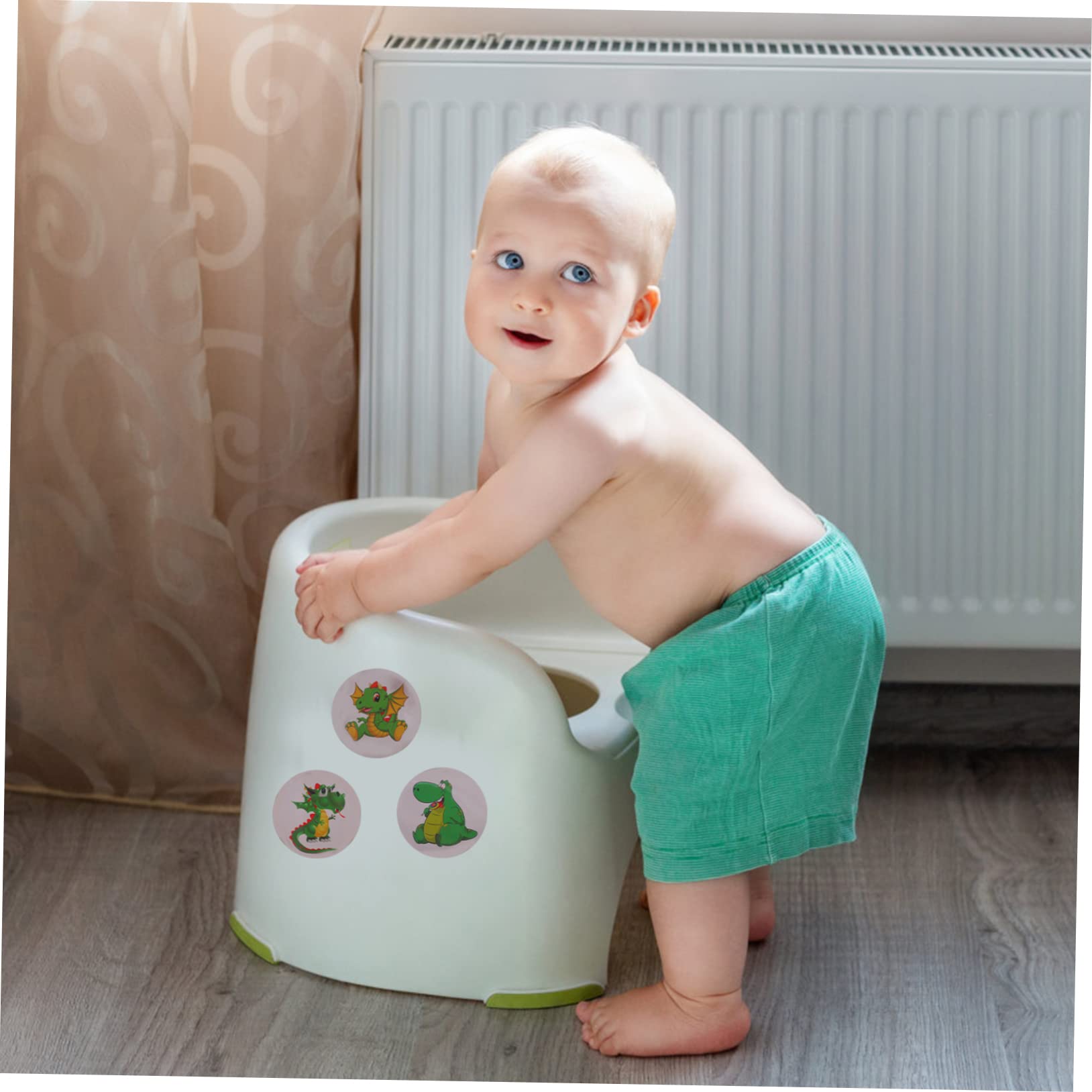 ifundom 100 Stk Temperaturempfindliche Aufkleber mit Farbwechsel kleinkind aufkleber Etikettenaufkleber Töpfchen für Kleinkinder Töpfchen-Trainingsaufkleber für Jungen Töpfchen Aufkleber