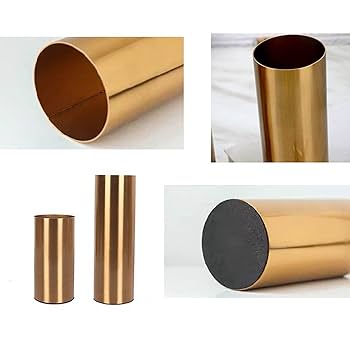 Amazon｜花瓶の装飾 金属メッキの花瓶ゴールドカラー鉄の花