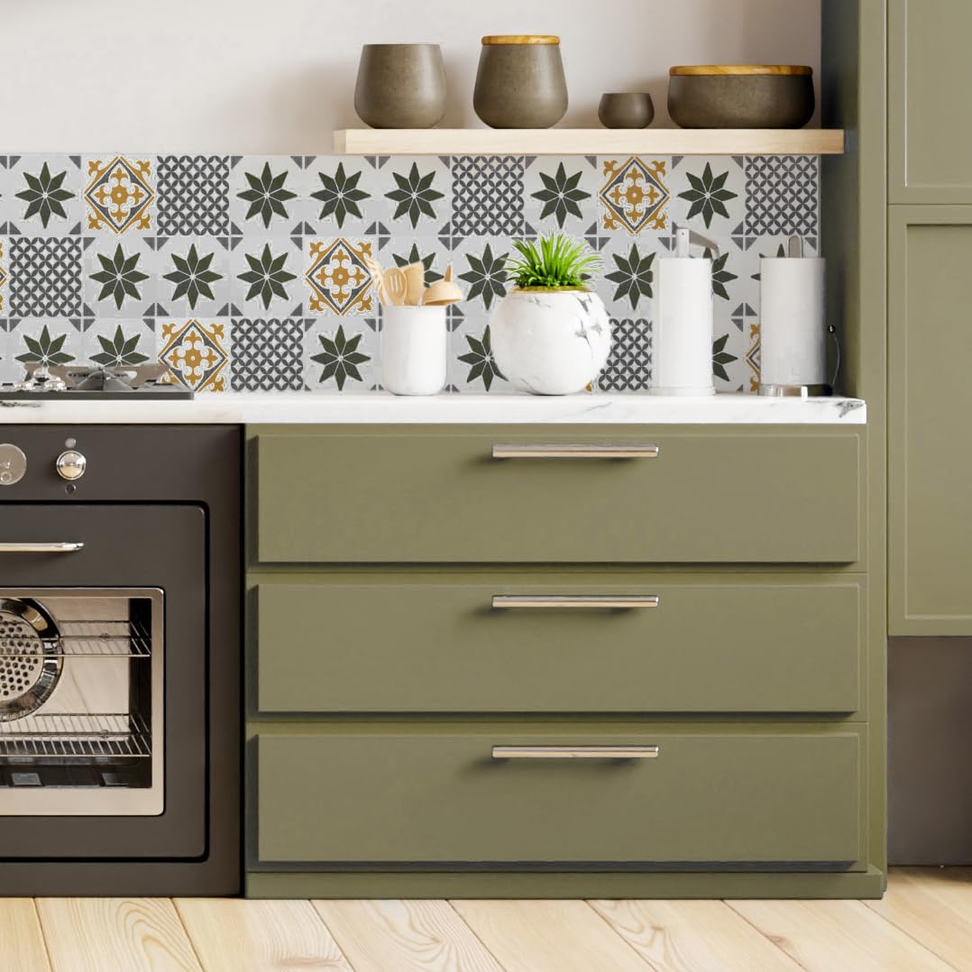 Vinyl Warehouse.co.uk Matt Olive Green Vinyl Warehouse 10M X 67.5Cm D-C-Fix Sticky Back Vinyl Furniture Wrap 200-8059