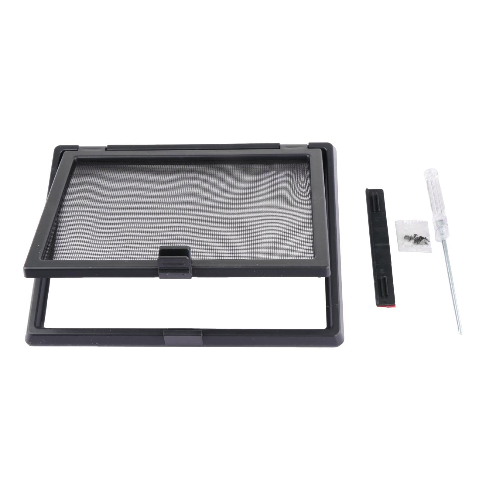 Window Screen Mesh Home Office with Mount Hardware Tool Magnetic Flap System Style C-picture-16