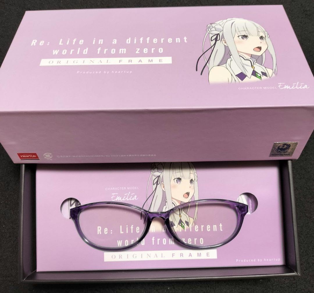 re:ゼロから始める異世界生活　リゼロ　エミリア　メガネ リゼロ Re：ゼロから始める異世界生活 ブルーライトカットメガネ 4