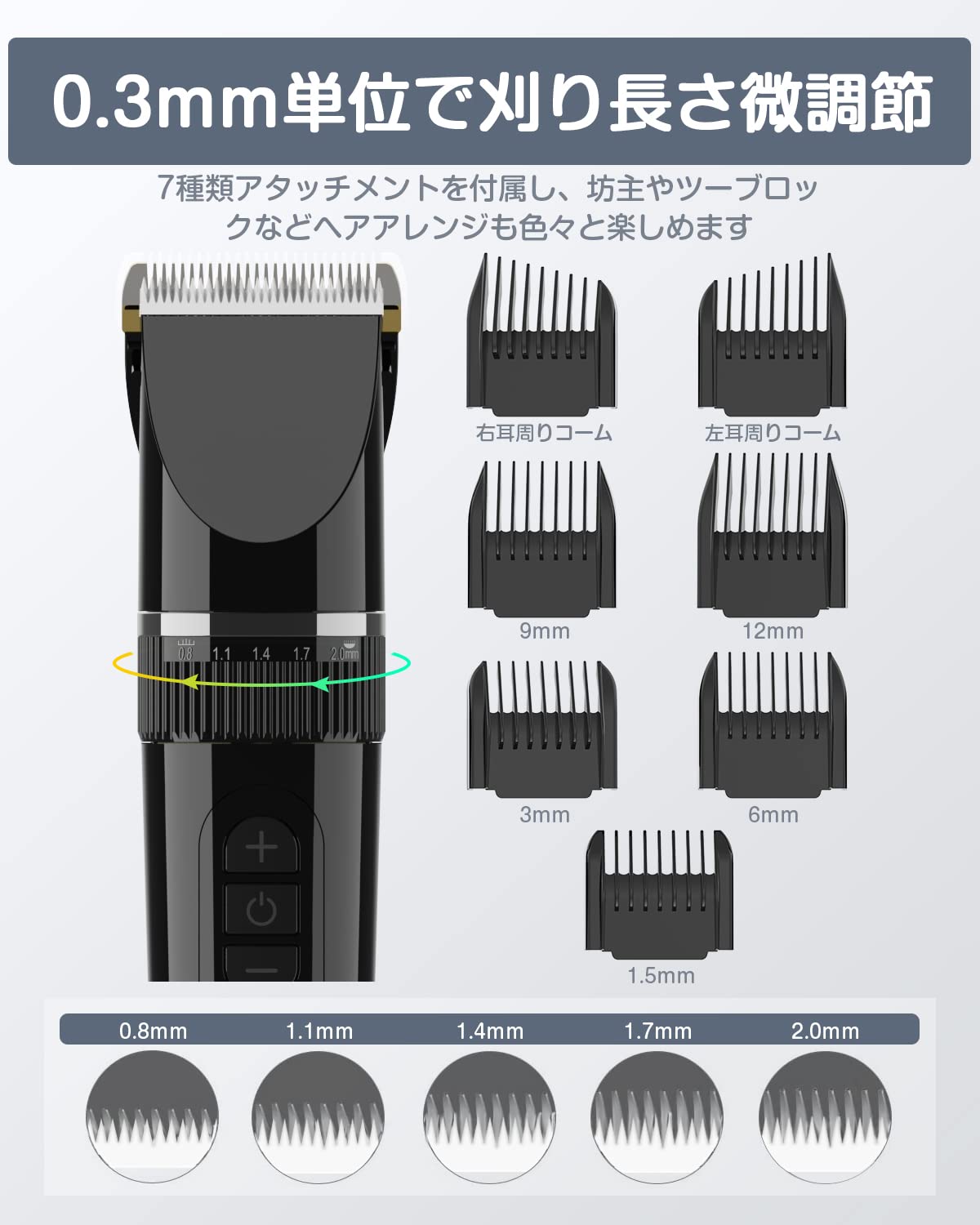 バリカン メンズ 電動バリカン 【2024改良モデル】散髪用 3段階スピー Amazon.co.jp: バリカン メンズ 電動バリカン 【2024改良モデル】 ヘア
