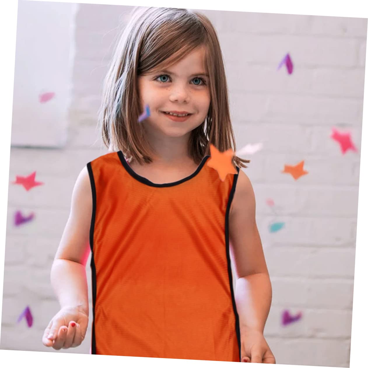 TOYANDONA 12 Stück Trainingswesten Kinder Aus Atmungsaktivem Polyester Leuchtende Fußballwesten Zum Mannschaftstraining Flexible Sportwesten Für Basketball Football Hockey Und Outdoor Teamspiele