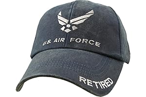 Eagle Crest U.S. Air Force Retired Washed Denim Blue Cap