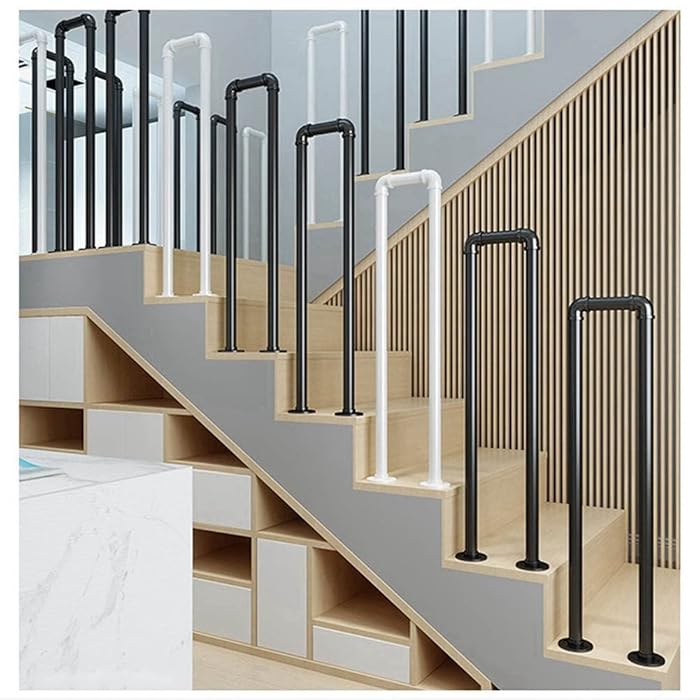 Buy XXIOJUN 2 Pack Stair Handrail Step Railing Ushaped Industrial