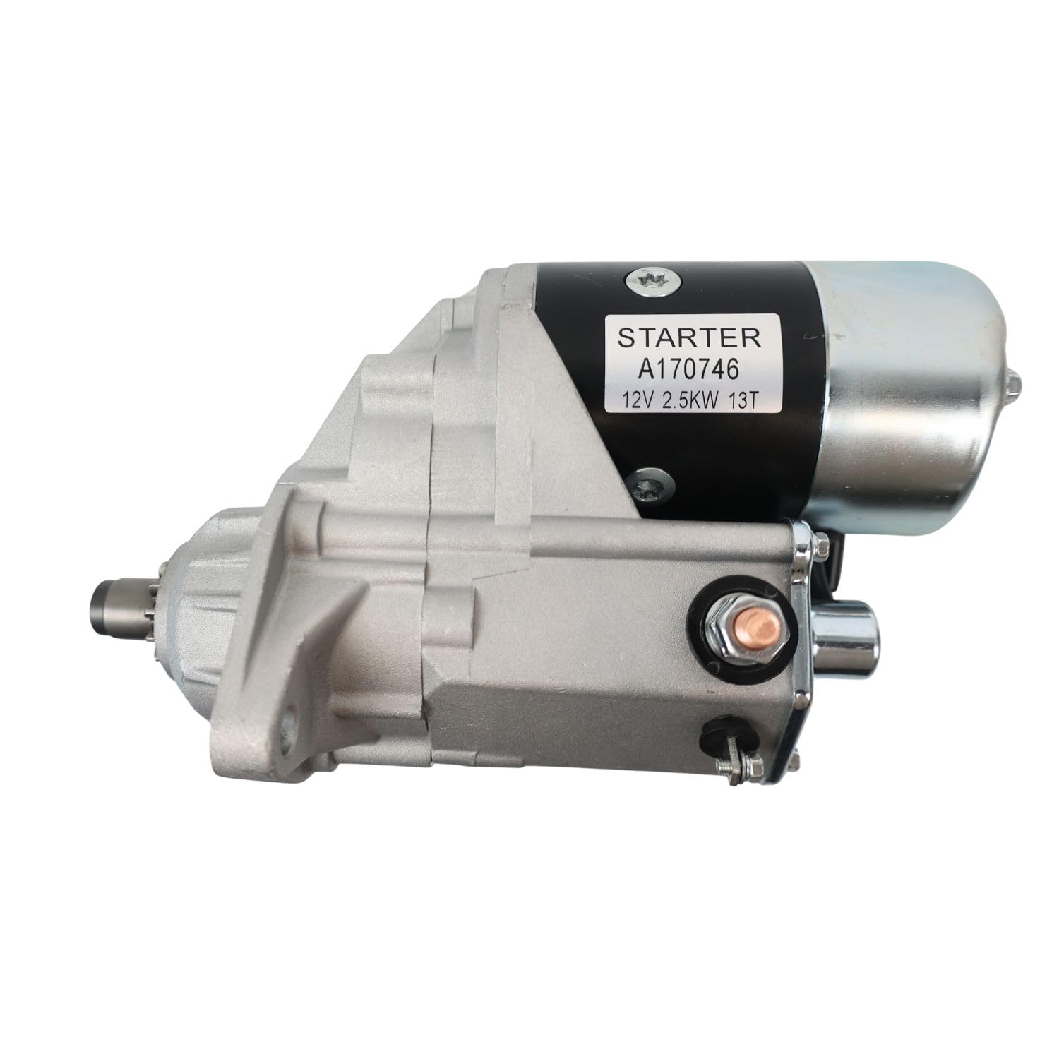 Qyljday 12V 13T Starter Motor A170746 104452A1 104452A2R 228000-7340 for CASE Engine 4390 6590 Loader 40XT 60XT 70XT 75XT 85XT 90XT 95XT 1840 1845C