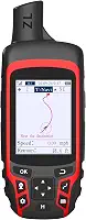 NiesahYan GPS portátil A6 para caminhadas, navegador GPS resistente à prova d'água com 20 horas de vida útil da bateria, 2 modos de navegação, tela colorida de 6 cm e bússola GPS, informações da fase