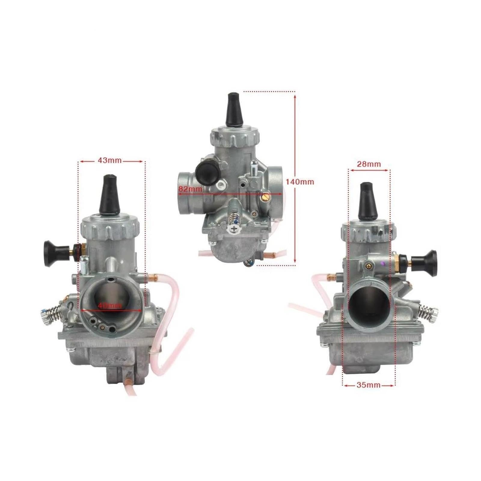 Carburador De Motocicleta para VM24 para PE28 28mm Carburador Motocicleta