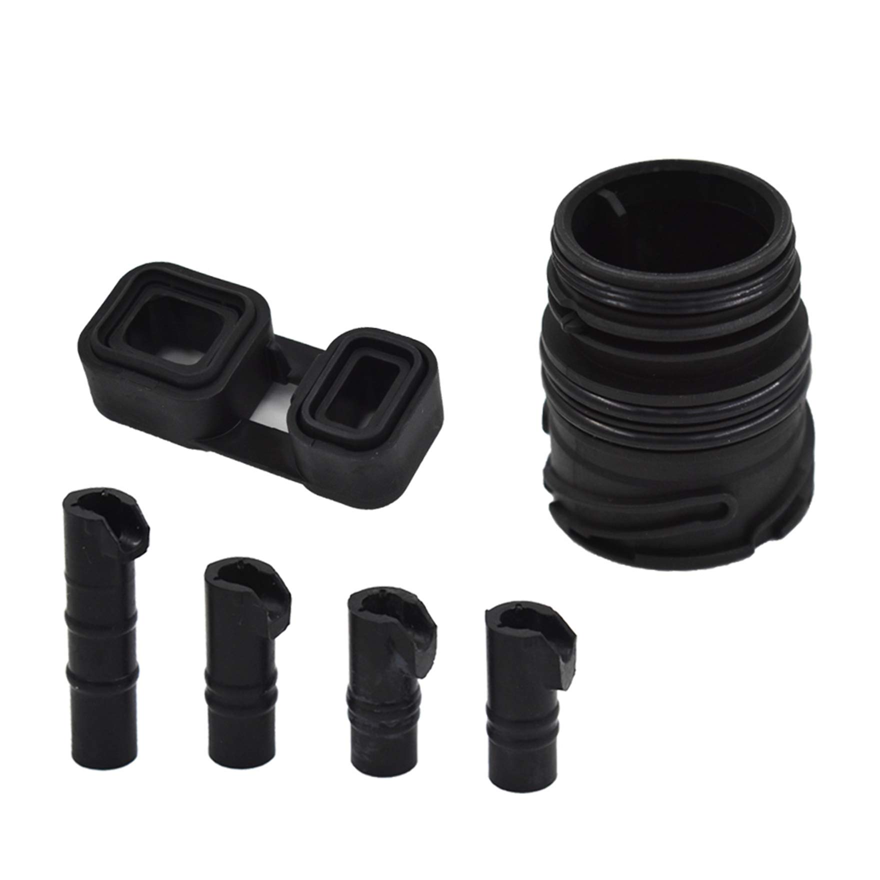 waltyotur 6 Pcs Valve Body to Case Sleeve Seal kit 6HP19 6HP21 24347588759 24107536340 Replacement for BMW