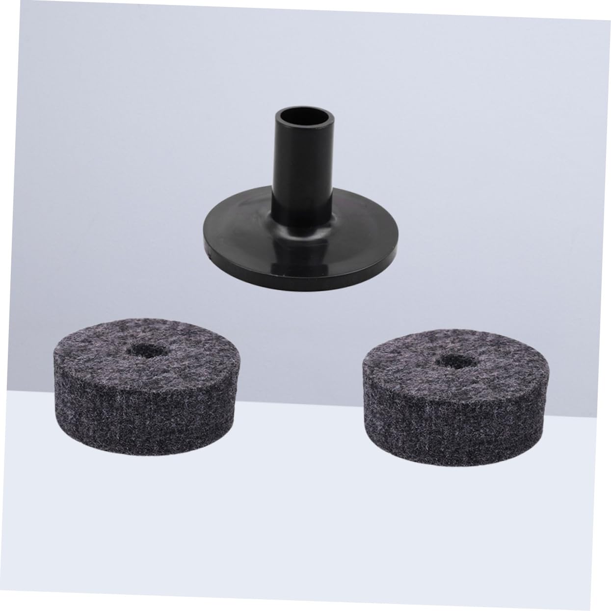 HEMOTON Cymbal Sleeve Base and Felt Washers 2pcs Drum Strap Button Felt Washers Kit