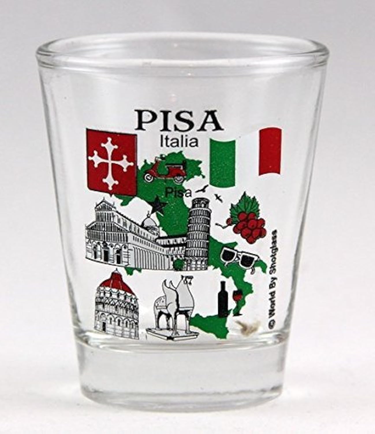 Pisa Italy Great Italian Cities Collection Shot Glass