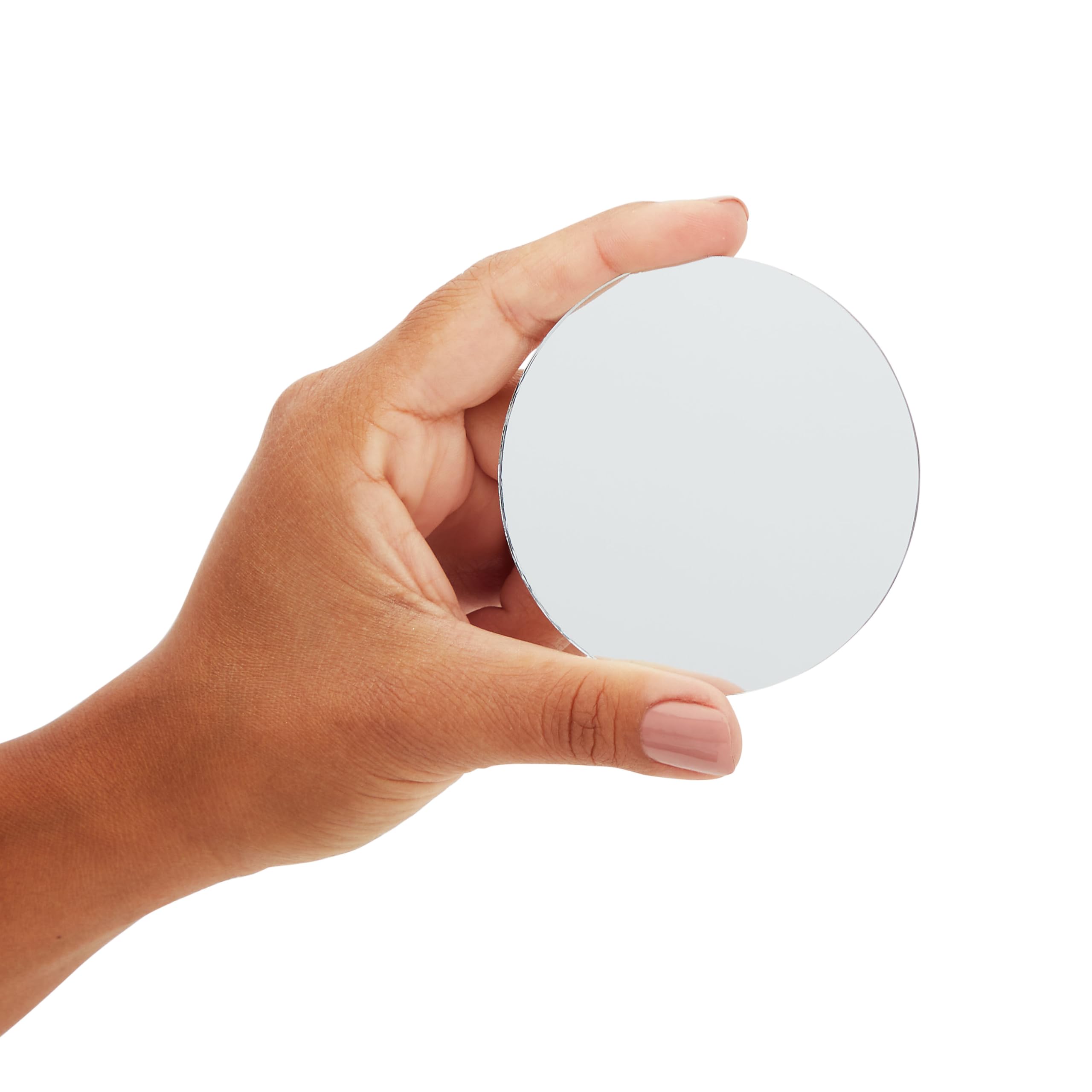 Juvale 50-Pack 3-Inch Small Round Mirrors for Crafts - Wall, Table & Art Decor Essentials