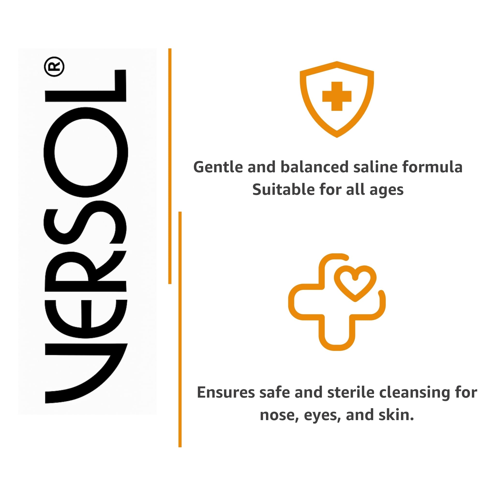 VERSOL NaCl 0,9% – 3 × 500 ml Solution Saline Isotonique – Solution Stérile Douce pour Lavage Nasal, Nettoyage des Plaies & Soin Quotidien – pH Neutre & Respectueuse de la Peau – Format Familial