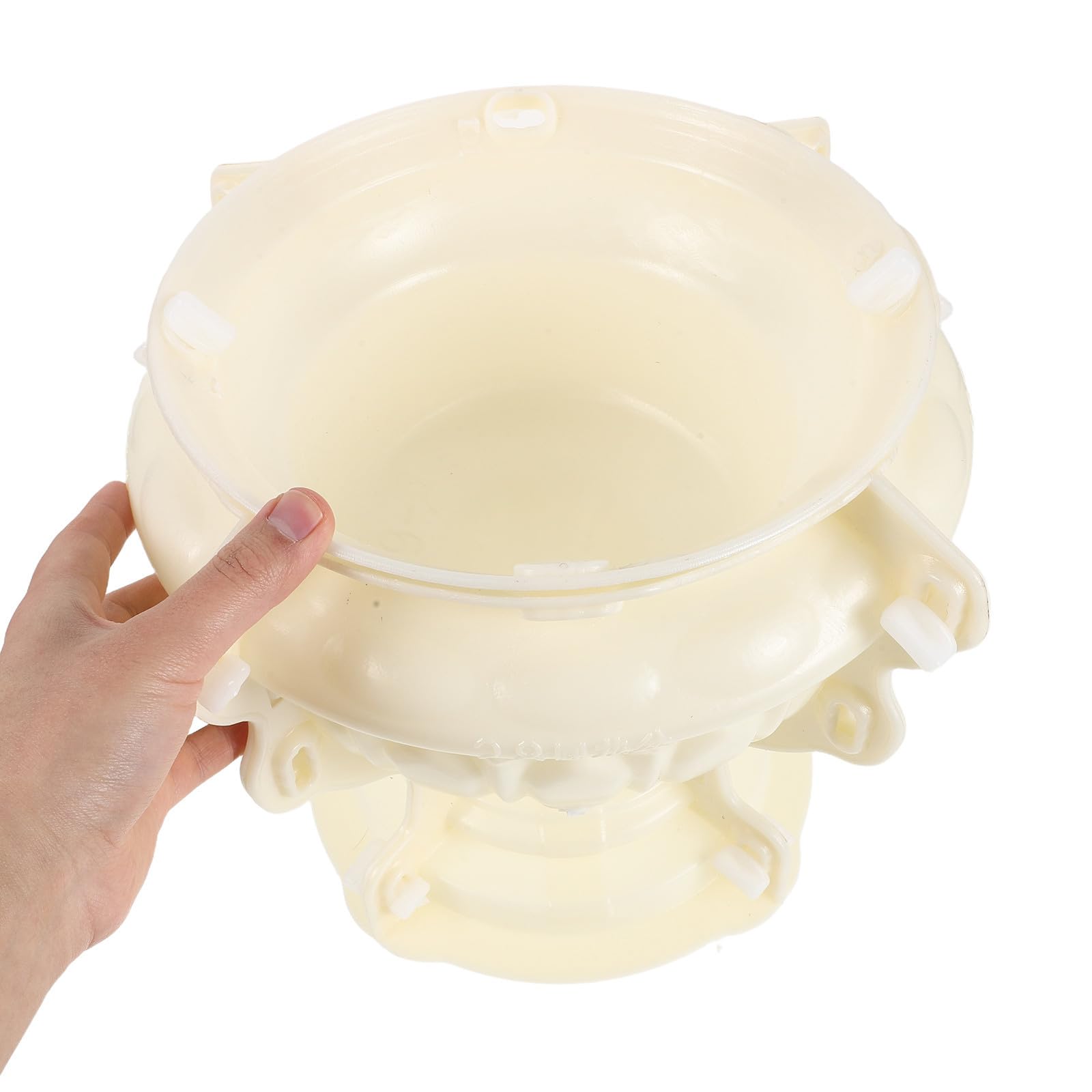 Molde para Macetas de Cemento Rectangular de Plástico Resistente, Fácil Desmoldeo, Adecuado para Suculentas y Decoración de Hogar o Arquitectura Pública, Tamaño 33x27x24 Cm