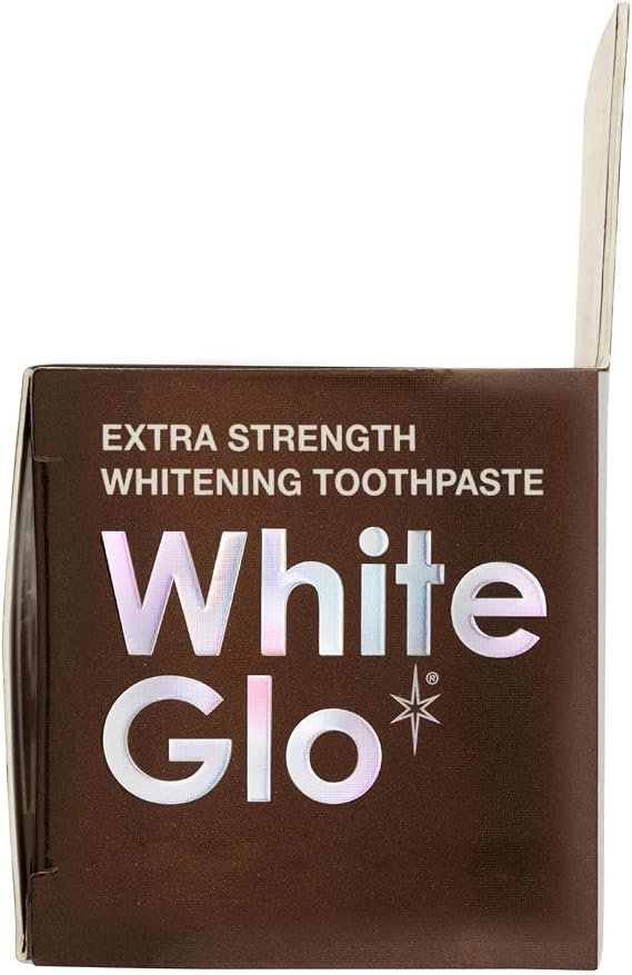 White Glo Coffee & Tea Drinkers Extra Strength Whitening Toothpaste, Revolutionary Micro Wax Protective Shield to Repel Future Stains, Micro-Polishing Particles Targets Yellowing on Teeth - 150g