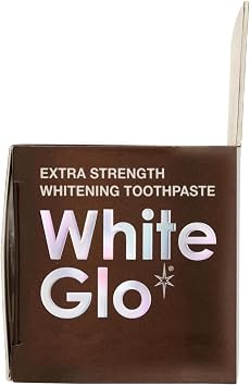 White Glo Coffee & Tea Drinkers Extra Strength Whitening Toothpaste, Revolutionary Micro Wax Protective Shield to Repel Future Stains, Micro-Polishing Particles Targets Yellowing on Teeth - 150g