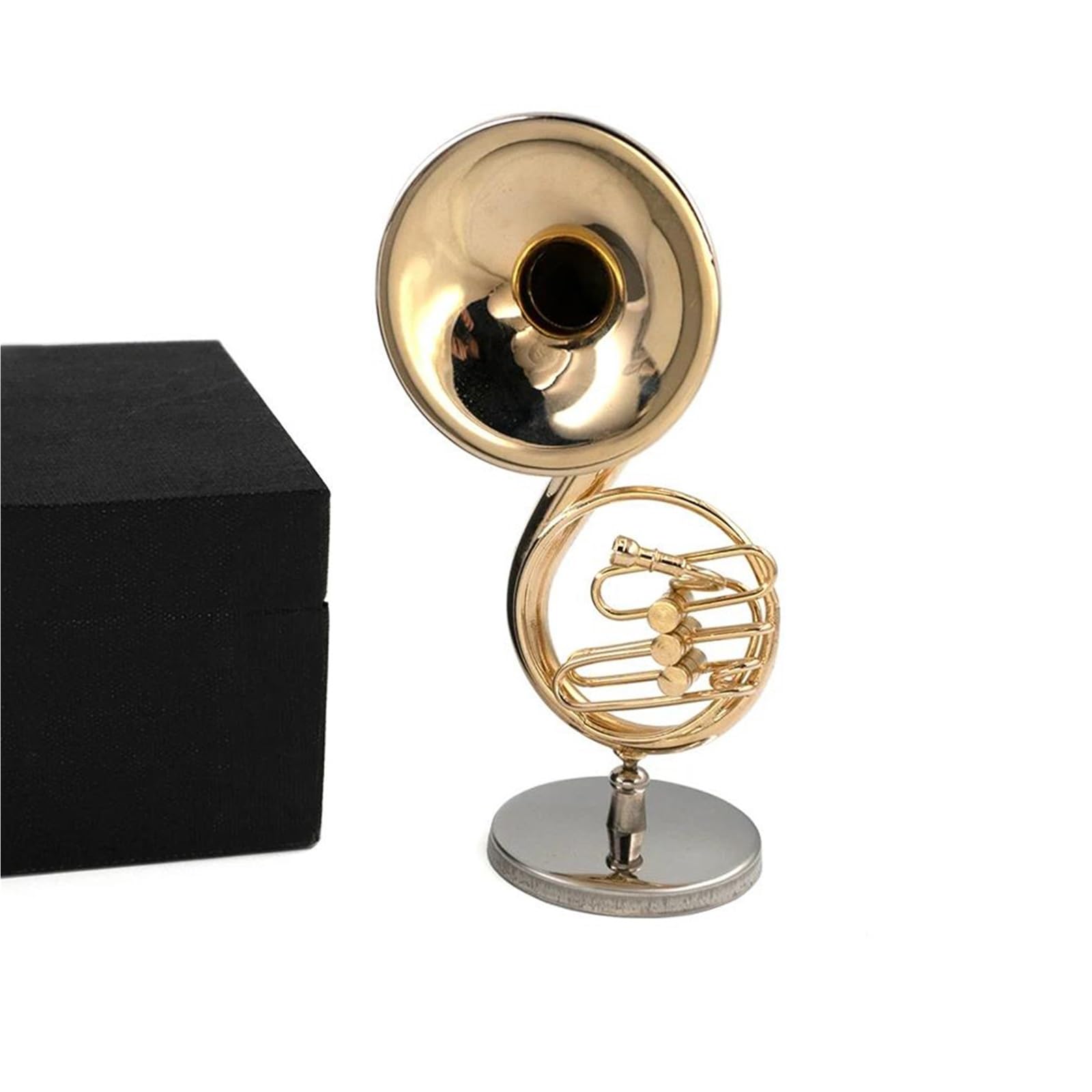 Model Mini Instrumentu Muzycznego 13cm Miniaturowy Suzafon Mini Instrument Muzyczny Model Dekoracji Domu