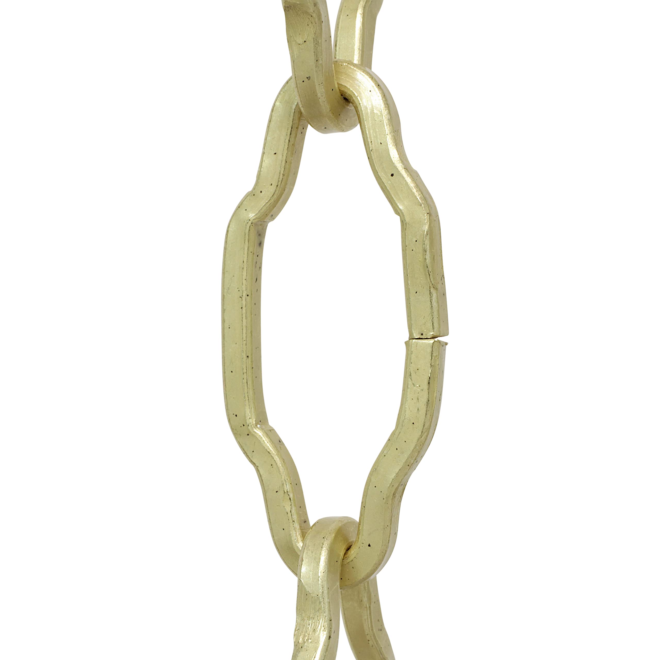 CH-S57-33-SB-10 Steel Chandelier Chain, Satin Brass (10 Feet)